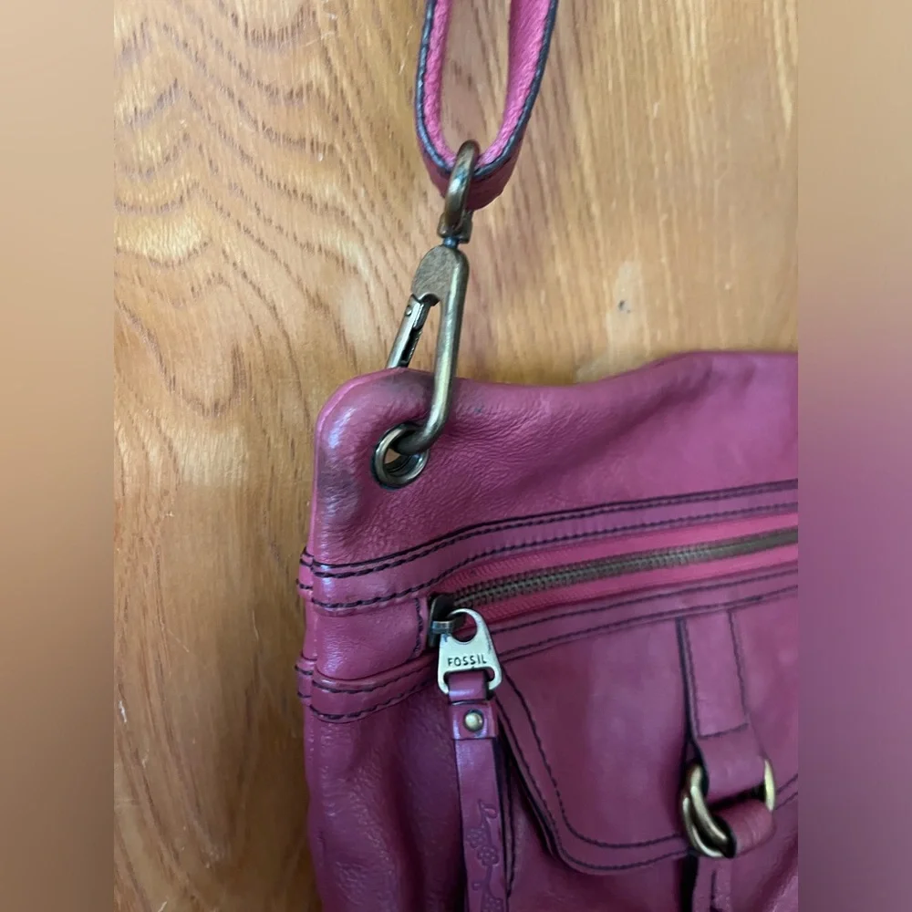 Fossil Sasha leather crossbody bag - Picture 3 of 12
